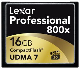 Karta LEXAR Compact Flash 16GB X800 LCF16GCRBEU800