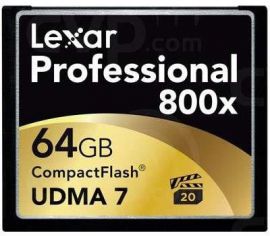 Karta LEXAR Compact Flash 64GB X800 LCF64GCRBEU800 w MediaExpert