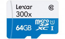 Karta LEXAR 64GB microSDXC X300 LSDMI64GB1EU300A