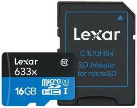 Karta LEXAR microSDHC 16GB X633 LSDMI16GBBEU633A