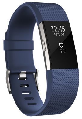 Smartband FITBIT Charge 2 Large Niebiesko-srebrny w MediaExpert