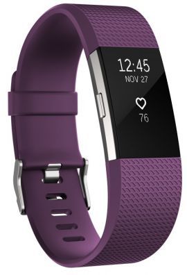 Smartband FITBIT Charge 2 Large Fioletowo-srebrny