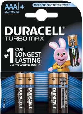 Bateria DURACELL TURBO MAX LR03/AAA 4 szt.