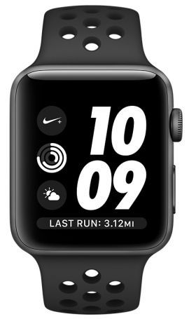 Smartwatch APPLE Watch Nike+ koperta 38mm (gwiezdna szarość/antracyt/czarny)