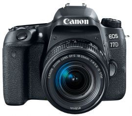 Aparat CANON Eos 77D Czarny + Obiektyw 18-55 IS STM w MediaExpert