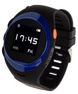 Smartwatch GARETT GPS2 Czarno-niebieski w MediaExpert
