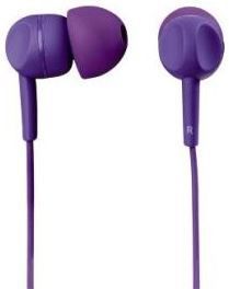 Słuchawki dokanałowe THOMSON EAR3005PL z mikrofonem Fioletowy w MediaExpert