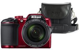 Aparat NIKON Coolpix B500 Czerwony + Torba CS-P08 w MediaExpert