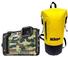 Aparat NIKON Coolpix W300 Moro zestaw Holiday (wodoszczelny plecak)