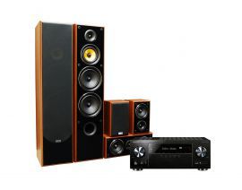 Kino domowe PIONEER VSX-832B + TAGA TAV606 Orzech