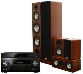 Kino domowe PIONEER VSX-832B + BDP100K + TAGA TAV406 Orzech