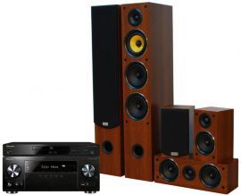Kino domowe PIONEER VSX-832B + BDP100K + TAGA TAV506 Orzech