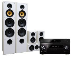 Kino domowe PIONEER VSX-932B + PIONEER BDP100K + TAGA TAV606 Biały