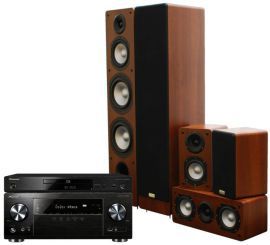 Kino domowe PIONEER VSX-832B + BDP180K + TAGA TAV406 Orzech