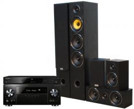 Kino domowe PIONEER VSX-832B + BDP180K + TAGA TAV506 Czarny
