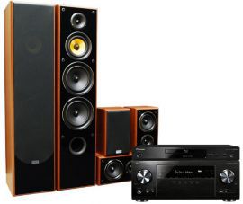 Kino domowe PIONEER VSX-832B + BDP180K + TAGA TAV606 Orzech