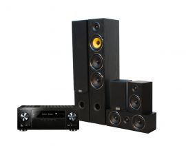Kino domowe PIONEER VSX-832B + TAGA TAV506 Czarny
