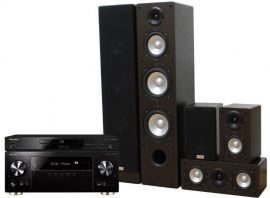 Kino domowe PIONEER VSX-932B + PIONEER BDP180K + TAGA TAV406 Wenge