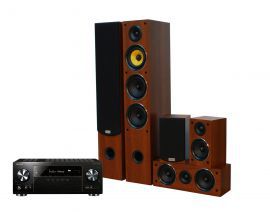 Kino domowe PIONEER VSX-832B + TAGA TAV506 Orzech
