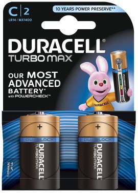 Bateria DURACELL Turbo Max C/ LR14 2 szt.