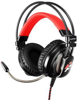 Słuchawki nauszne FLASHFIRE SW-100 Czarno-czerwone