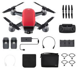 Dron DJI Spark Czerwony Combo