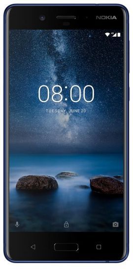 Smartfon NOKIA 8 Niebieski matowy w MediaExpert