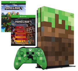 Konsola MICROSOFT XBOX ONE S 1TB Edycja specjalna + Gra Minecraft + 6M Live Gold w MediaExpert