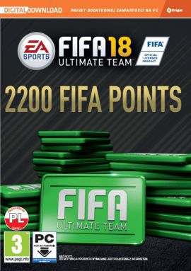 Gra PC FIFA 18 - 2200 punktów CIAB