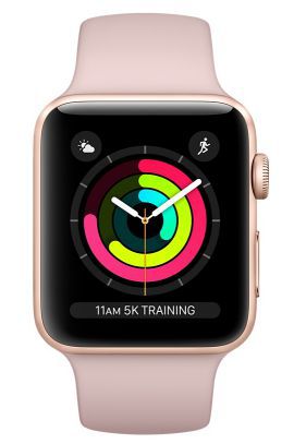 Smartwatch APPLE Watch 3 koperta 38mm (Złoty/Różowy) w MediaExpert