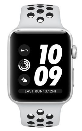 Smartwatch APPLE Watch 3 Nike+ koperta 38mm (Srebrny/Platyna/Biały) w MediaExpert