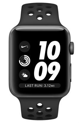 Smartwatch APPLE Watch 3 Nike+ koperta 38mm (Gwiezdna szarość/Czarny)