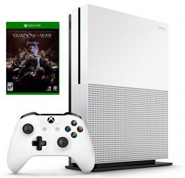 Konsola MICROSOFT XBOX ONE S 1TB + Gra Śródziemie: Cień Wojny + 6M Live Gold