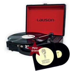 Gramofon LAUSON CL603 Retro Czarny + płyta Winylove w MediaExpert
