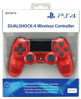 Kontroler SONY PS4 DualShock 4 Przezroczysty Czerwony w MediaExpert