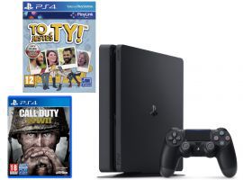 Konsola SONY PlayStation 4 Slim 1TB + Gra Call of Duty: World War II + To jesteś Ty