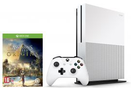 Konsola MICROSOFT XBOX ONE S 500GB + Assassin&#039;s Creed: Origins + 6M Live Gold