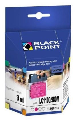 Tusz BLACK POINT BPBLC1100/980M Purpurowy