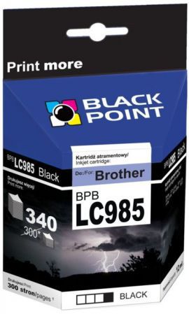 Tusz BLACK POINT BPBLC985XLBK Czarny
