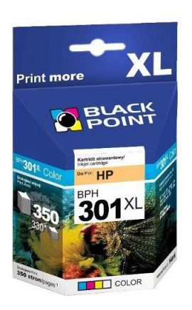 Tusz BLACK POINT BPH301XLC Kolorowy