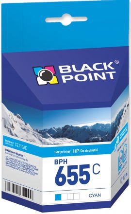 Tusz BLACK POINT BPH655C Niebieski