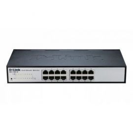 D-Link DES-1100-16 switch SMART L2 16x10/100 Metal NO FAN Rack 11''