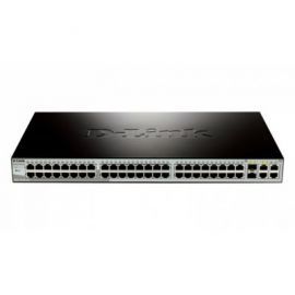 D-Link DES-1210-52 SMART switch L2 48x1GB 2x1GB 2xCOMBO Metal NO FAN Rack 19'' w Zadowolenie.pl