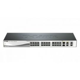 D-Link DES-1210-28 switch SMART L2 24x10/100 2x1GB 2xCOMBO Metal NO FAN Rack 19'' w Zadowolenie.pl