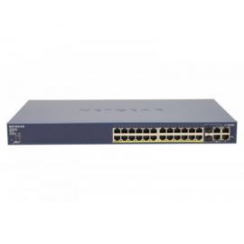 Netgear ProSafe SMART FS728TP switch L2 24x10/100 PoE 4x1GB 2xSFP Rack 19'' Metal