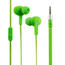 LogiLink Słuchawki douszne z mikrofonem ochrona IPX6, zielone