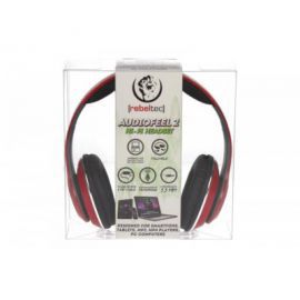 Rebeltec Stereo słuchawki z mikrofonem 4pin mini jack AUDIOFEEL2 RED w Zadowolenie.pl