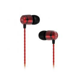 SoundMagic E50 czerwone Słuchawki dokanałowe