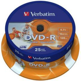 Płyta VERBATIM DVD-R Wide Inkjet Printable ID Brand