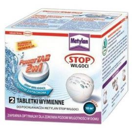 Pochłaniacz METYLAN Stop Wilgoci Tabletki PowerTAB 2w1 2x300 g